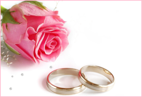 Фотоэффект свадебный с розой