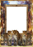 Фото рамка – С леопардами