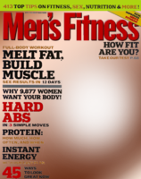 Обложка журнала мужской фитнесс