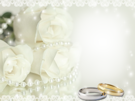 Фотоэффект свадебный – Белые розы
