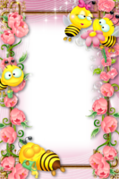 Детская рамка с пчелками