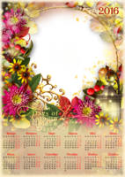 Календарь - Осенние цветы