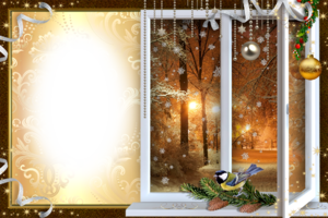 Рамка - Окно в зиму