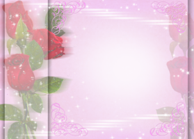 Фотоэффект-открытка с розами
